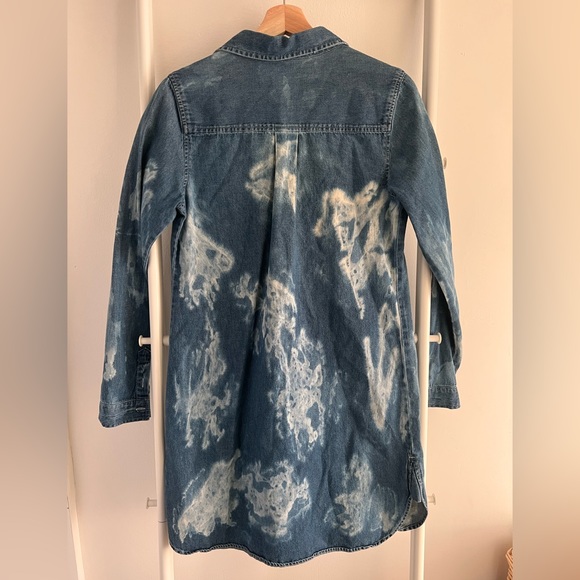 Distressed Acid Wash Denim Dress - Picture 5 of 5